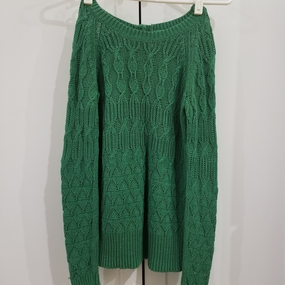 Anthropologie Sparrow green sweater/top size S - Picture 5 of 8
